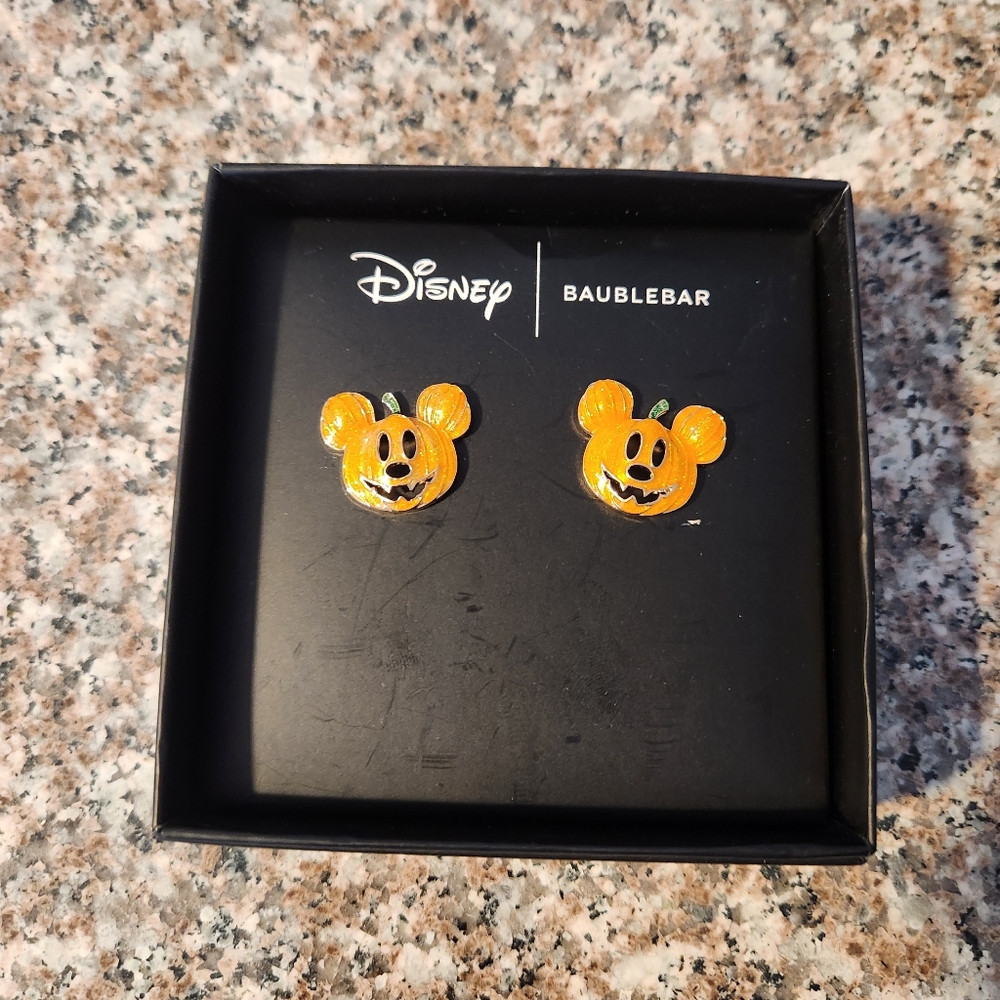 Baublebar Mickey Jack o lantern earrings